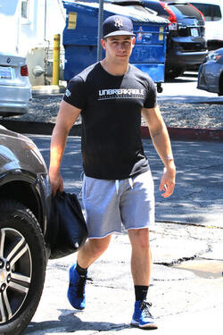 A Buff Looking Nick Jonas Heads to Lunch A Buff Looking Nick Jonas Heads to Lunch
