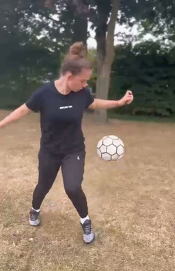Freestyling footballer hopes to follow in the footsteps of England s lionesses Freestyling footballer hopes to follow in the footsteps of England s lionesses