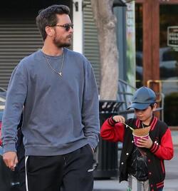 Scott Disick and his children Mason and Penelope hit a Calabasas frozen yogurt shop for a refreshing treat