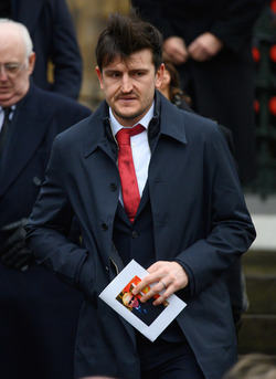 The funeral of late Manchester United and Scotland footballer Denis Law