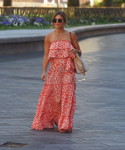 Zoe Hardman Seen Arriving at Global Radio Studios