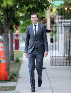Ivanka Trump and family leaving their home