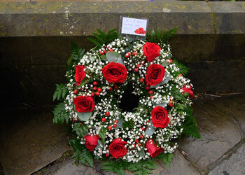 The funeral of late Manchester United and Scotland footballer Denis Law