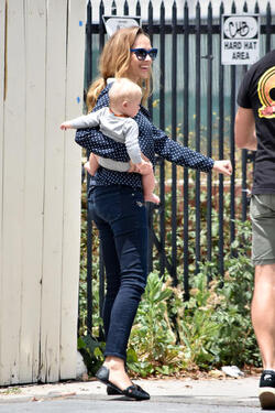 Teresa Palmer Spends Quality Time With Sons Bodhi And Forest In Los Angeles
