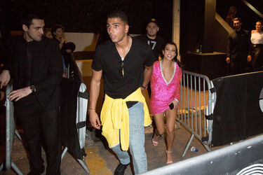 Kendall Jenner with Asap Rocky Kourtney Kardashian and her boyfriend Younes Bendjima going to the Gotha nightclub Kendall Jenner with Asap Rocky Kourtney Kardashian and her boyfriend Younes Bendjima going to the Gotha nightclub