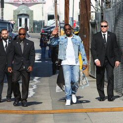 Sean Combs also known as P Diddy at Jimmy Kimmel Live