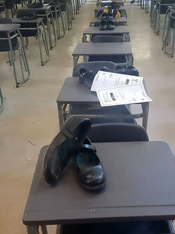 Kind Pupils Kick Off Shoe Donation Craze