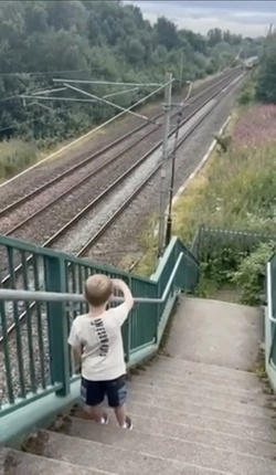Five year old railway superfan gets dream day testing high speed Pendolinos after HOURS waving at tracks