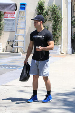 A Buff Looking Nick Jonas Heads to Lunch A Buff Looking Nick Jonas Heads to Lunch