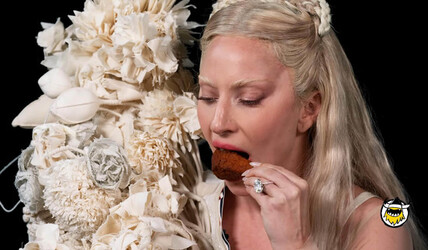 Lady Gaga Eating Spicy Wings on Hot Ones