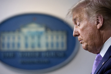 President Donald Trump Holds Press Briefing President Donald Trump Holds Press Briefing