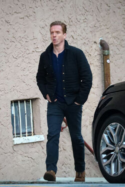 EXCLUSIVE Damien Lewis on the Set of Billions in Upstate New York