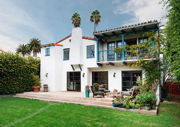 Amber Valletta Inside her romantic Spanish home in Santa Monica