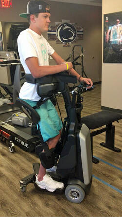 LUCKY TO BE ALIVE TEEN LEFT PARALYSED FROM A 135KPH MOTORCYLE ACCIDENT DEFIES THE ODDS TO WALK AND NOW PLANS DARING ACTIVITIES