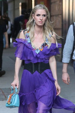 Nicky Hilton Rothschild on her way to the 50th Anniversary of Animal Haven