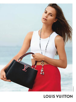 Alicia Vikander stasr in Louis Vuitton Spirit of Travel handbag new campaign Alicia Vikander stasr in Louis Vuitton Spirit of Travel handbag new campaign