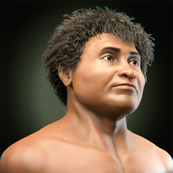 Astonishing 3D face of 10 000 YEAR OLD African caveman discovered in Brazil could settle historic debate Astonishing 3D face of 10 000 YEAR OLD African caveman discovered in Brazil could settle historic debate