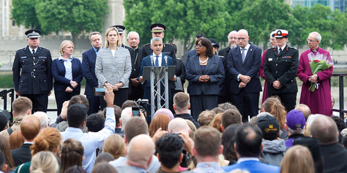 London Bridge terror attack vigil