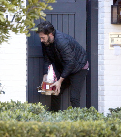 Just like us Ben Affleck loves a takeaway delivery