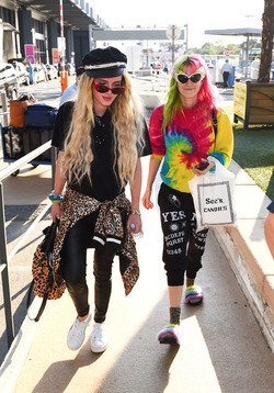 Scott Disick Bella Thorne are seen arriving at Nice airport