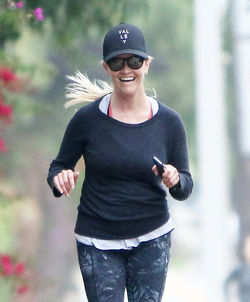 Reese Witherspoon is loving her morning workout routine