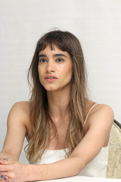 Sofia Boutella Attends Press Conference for The Mummy