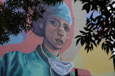 Murals In Mexico City Praise Medical Workers