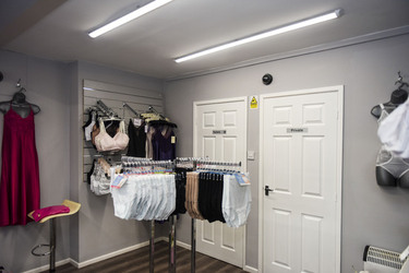 BREAST CANCER SURVIVOR WHO HAD TWO MASTECTOMIES LAUNCHES BRA SHOP