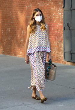 Olivia Palermo out in Downtown Manhattan