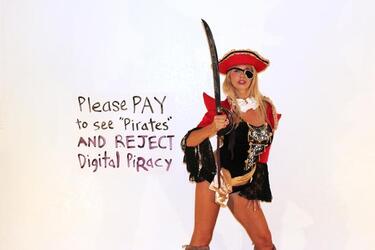 Nadeea Volianova Urges People to Pay for the new Pirates Movie