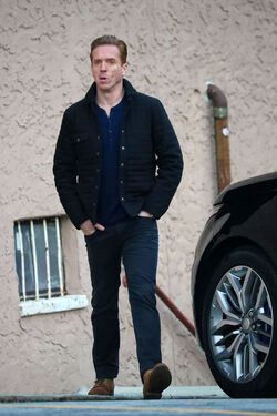 EXCLUSIVE Damien Lewis on the Set of Billions in Upstate New York