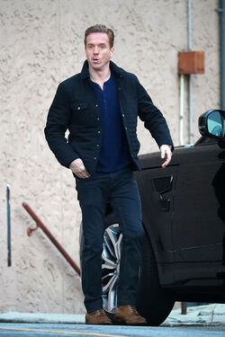EXCLUSIVE Damien Lewis on the Set of Billions in Upstate New York