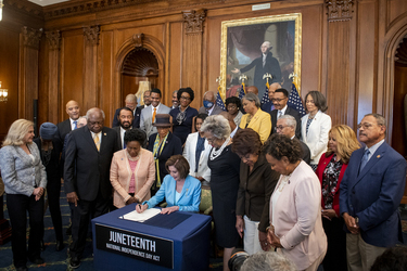 Juneteenth National Independence Day Act Signed