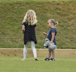 Zara and Mike Tindall have fun with Prince William and their kids at the polo Zara and Mike Tindall have fun with Prince William and their kids at the polo