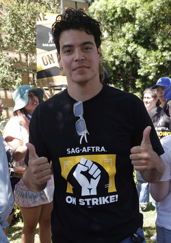 SAG AFTRA and WGA Strike At Warner Brothers Studios