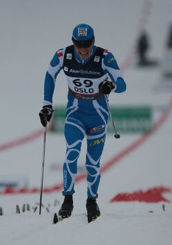 OSLO 2011 - FIS NORDIC WORLD SKI CHAMPIONSHIPS
© Pierre Teyssot / Pentaphoto
MANIFICAT Maurice during the men's 15 km Individual Classic cross country ski race 0n 1st of March at Holmenkollen in Oslo, Norway.