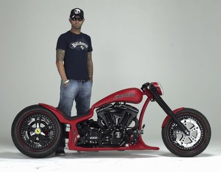 Kimi Raikkonen Iceman II Motorcycle 28 10 2007 Kimi Raikkonen Iceman II Motorcycle 28 10 2007