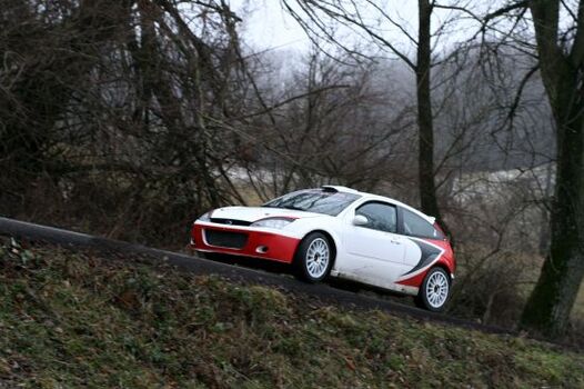 Alan Scorcioni Test comparative Mitsubishi Ford Focus Wrc 10 01 2008 Alan Scorcioni Test comparative Mitsubishi Ford Focus Wrc 10 01 2008