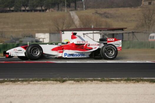 Vallelunga Test Toyota TF106 Vallelunga Test Toyota TF106