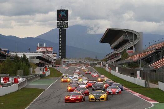 Sebastien Loeb and Dani Sordo International GT Open Barcelona 30 31 10 2010 Sebastien Loeb and Dani Sordo International GT Open Barcelona 30 31 10 2010