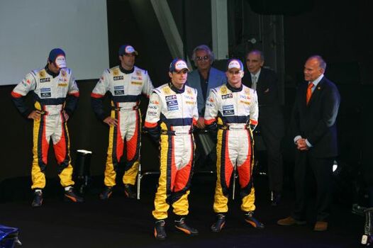 Presentazione Renault F1 R.27 Amsterdam ned 