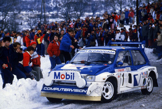 MG Metro 6R4 n5 T Pond R Arthur Rallye De Monte Carlo 1986 SunStar 1/18