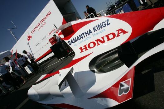 test Super Aguri SA06 Silverstone 2006 test Super Aguri SA06 Silverstone 2006