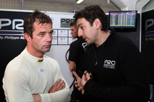 Sebastien Loeb and Dani Sordo International GT Open Barcelona 30 31 10 2010 Sebastien Loeb and Dani Sordo International GT Open Barcelona 30 31 10 2010