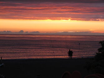 Tramonto spiaggia di Donoratico
