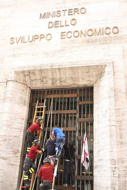 MAN OPERAI ALCOA AL MINISTERO SVILUPPO ECONOMICO