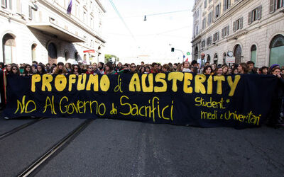 MANIFESTAZIONE STUDENTI E COBAS