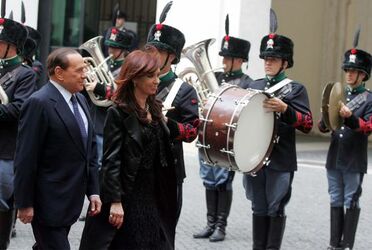 INCONTRO KIRCHNER BERLUSCONI INCONTRO KIRCHNER BERLUSCONI