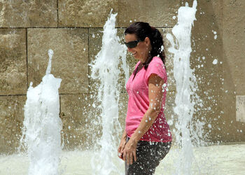 CRONACA CALDO A ROMA