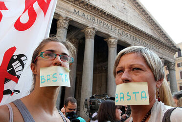 MANIFESTAZIONE CONTRO INTERCETTAZIONI